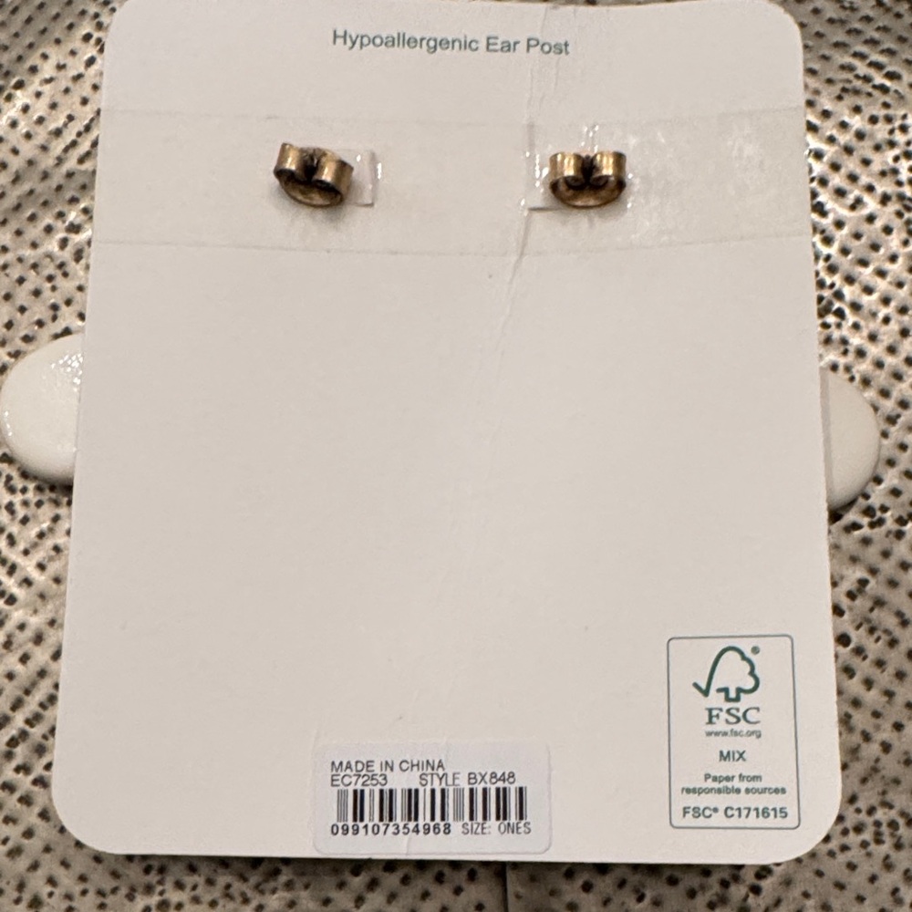 NWT J. Crew Fancy Teardrop Earrings - Picture 4 of 4
